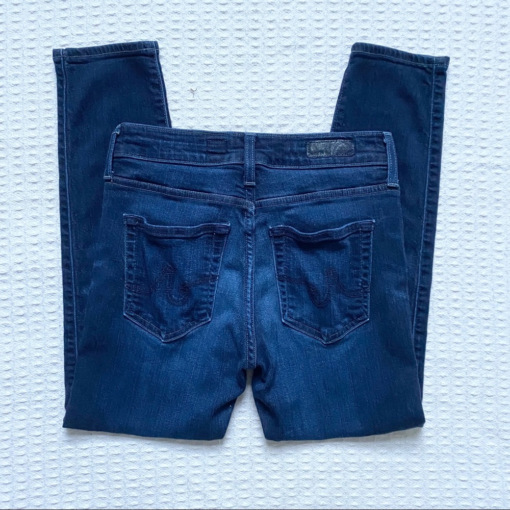 AG Adriano Goldschmied the Farrah high rise skinny crop dark wash size 26 - Picture 9 of 9